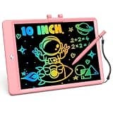 ORSEN LCD Writing Tablet 10 Inch, Colorful Doodle Board Drawing Pad for Kids, Toddler Toys for 3 4 5 6 7 8 Year Old Girls Boys Gifts (Pink)