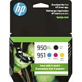 HP 950/951 Original Black Ink Cartridges 4 Color Combo Pack (6ZC65AE) by HP