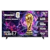 Hisense 75" E7 Cinema Series Hi-QLED Mini-LED 4K UHD Smart Fire TV (75E7SF, 2026 NEW) - Native 144Hz, AI Picture, Dolby Vision IQ · Atmos, FALD, HDR10+ Adaptive, MEMC, Alexa+