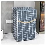 Safe Cover Cabinet Minimalist, Medium Customized Cabinet Dust Cover for Safes / Audio Racks / Furniture & Equipments - Easy to Clean(Gray Grid,28x12x24"/70x30x60cm)