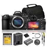 Nikon Z7 Mirrorless Camera (Body) Bundle, 45.7MP Full Frame Digital Camera, 4K Video, 493-Point AF, 5-Axis VR Bundle with 120GB XQD Memory Card + Camera Bag
