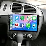 Car Stereo for Chevy Monte Carlo 2006-2007 (7th Gen), 10.1 Inch Android 13, Wireless CarPlay & Android Auto, 2GB+32GB, GPS, WiFi, Bluetooth, DSP, SWC, Mirror Link, Split Screen, AHD Backup Camera