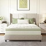 Emerspring Queen Mattress 10 Inch Hybrid Memory Foam Mattress in a Box with Individual Pocket Innerspring for Motion Isolation & Pressure Relief, Edge Support, Medium Firm