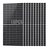 ECO-WORTHY 10PCS 590W Solar Panels N-Type Bifacial Half-Cut Monocrystalline, 23.23% High Conversion Efficiency for Home Rooftop, RV, Boat