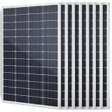wnzoyon Solar Panels 1600 Watt N-Type 18BB, 8PCS 200 Watt Solar Panel 12V 25% High-Efficiency, 200W Solar Panel for RV Marine Rooftop Farm Battery and Other Off-Grid Applications