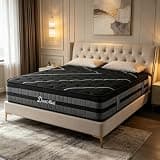 DANNASI 14 Inch King Size Mattress in a Box, Hybrid Gel Memory Foam/Wave/High-Density Foam and Zone-Reinforced Pocketed Springs for Pressure Relief and Motion Isolation, Medium Firm Colchon King Size