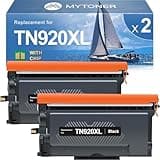 MYTONER Compatible Toner Cartridge Replacement for Brother TN920XL TN920 TN 920 XL for HL-L6210DW HL-L6210DWT HL-L5210DN HL-L5210DW HL-L5210DWT HL-L5215DW HL-L6310DW MFC-L6810D Printer, 2Pack