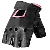 Milwaukee Leather Women’s Fingerless Leather Motorcycle Gloves