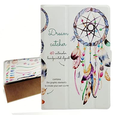 Slim Case Compatible for Danew D809 PRO PLUS Tablet Case Flip Stand Cover BMFL