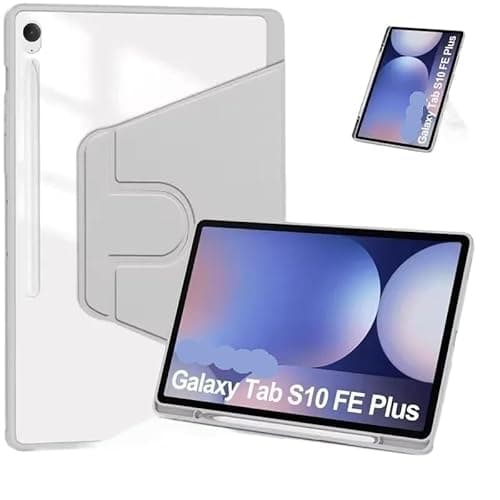Rotation Tablet Case Suitable for Samsung Galaxy Tab S10 FE 10.9" / S10FE Plus 13.1" 2025 PU Leather Cover with S Pen Slot