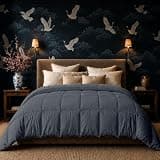 HomeSmart Weighted Comforter Queen Size 30 lbs - 3X More Fluffy Than A Weighted Blanket, Soft Breathable Fabric, Heavy