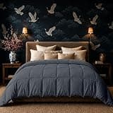 HomeSmart Weighted Comforter Queen Size 30 lbs - 3X More Fluffy Than A Weighted Blanket, Soft Breathable Fabric, Heavy