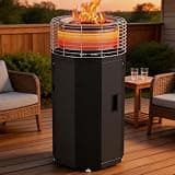 SUNYRISY Outdoor Smokeless Fire Pit for Patio, Dual-Burner 3 Modes Portable Outdoor Heater Stainless Steel Propane Fire Pit for Outside, Deck, Camping, Easy Control and Push to Start Ignition