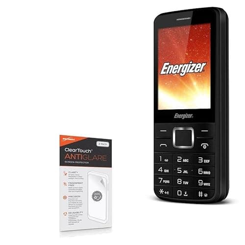 BoxWave Screen Protector Compatible with Energizer Power Max P20 - ClearTouch Anti-Glare (2-Pack), Anti-Fingerprint Matte Film Skin