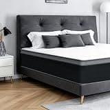 Queen Mattress, 10 Inch 60x80 Inch Pocketed Coil Mattress, Boxed Soft Sleeping Mattress, Noise-Free Supportive Queen Size Bed Mattress for Indoor Household Use