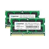PC3-8500S DDR3 1066 8GB Kit (2x4GB) 1067MHz 1066MHz Sodimm RAM Compatible with Late 2008, Early/Mid/Late 2009, Mid 2010 MacBook, MacBook Pro, iMac, Mac mini