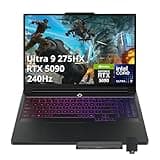 Lenovo Legion Pro 7i AI 16" WQXGA OLED 240Hz Gaming Laptop, Intel Ultra 9 275HX, GeForce RTX 5090 24GB, 32GB DDR5, 3TB Storage (2TB SSD+1TB Docking Station), Backlit Keyboard, Wi-Fi 7, Win 11, Black