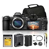 Nikon Z7 II Mirrorless Camera Body Only Bundle, 45.7MP Full Frame Digital Camera, 4K60 Video, Dual EXPEED 6, 493-Point AF Bundle with 120GB XQD Memory Card + Camera Bag