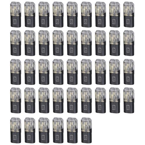 GifBasg Waterproof Electrical Connectors 2 Pin 12V 24V 40 Pcs Automotive 2 Pole Crimp Connectors for 18-22AWG Cables Quick Connect for LED Auto Motorcycle