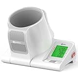 ODGG Blood Pressure Monitor, One-Touch Barrel-Type Upper Arm Blood Pressure Monitors for Home Use, No-Wrap Auto-Fit Design, Large LCD Display & 3-Color Backlight, 2 Users 2×99 Memory