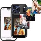Talhfae Smart E Ink Phone Case for iPhone 17 Promax – 4.0" HD 528×768 | Upgraded Durable NFC Digital Phone Case with Faster NFC Transmission, 4-Color Eink Display, DIY Changing Picture