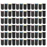 MAGICLULU Gaming Finger Sleeves Lightweight Carbon Fiber 40 Pairs Sweatproof Thumb Covers with Sensitive Touch for Mobile Phones and Tablets for Mobile Gaming