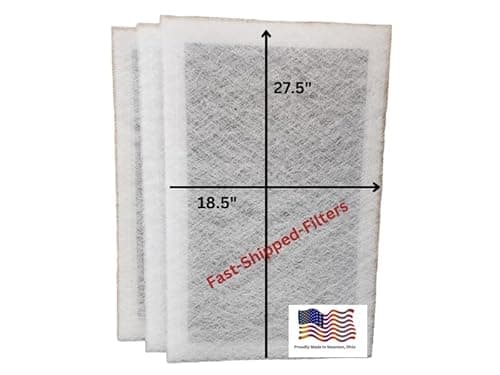 Fast-Shipped-Filters 3 Pack 20x30 Replacement Filter Pads Compatible with Dynamic Electronic Air Cleaner – Polarized Cleaner Filters – Made in USA – White