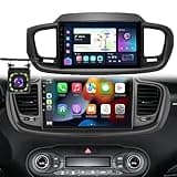 ZEPQUE Car Stereo Radio Compatible with Kia Sorento (2015-2020) 9 Inch Car Radio HD Multifunctional Touch Screen 2+32G with Wireless Carplay/Android Auto/GPS/WiFi/HD Backup Camera