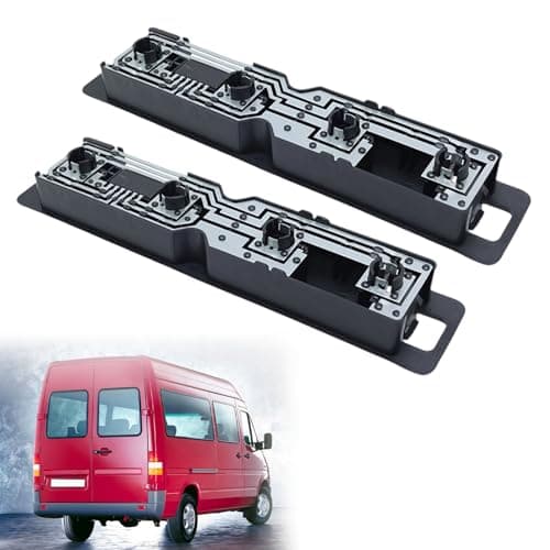 For Mercedes-Benz Sprinter 2500 3500 Tail Light Circuit Board Cluster Bulb Holder, No bulbs Left Side=Right Side (Black, Left Driver/Right Passenger Side)