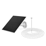 ywmvcm Solar Panel with Battery, 5V USB Solar Panel Charger Compatible with Smart Doorbell Camera, 4000mAh Battery Backup Power Bank for Wireless Video Doorbells, IPX5 Weatherproof