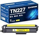 TN227 TN-227 Yellow Toner Cartridge Replacement for Brother TN-227 TN227Y HL-L3270CDW MFC-L3770CDW HL-L3290CDW MFC-L3750CDW HL-L3210CW Printer 1 Pack High Yield