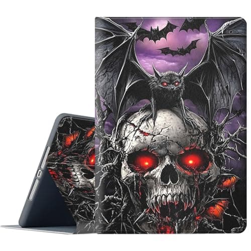 FGDRFGRW Case for 6" All-New Kindle (11th Generation-2024/2023 Release),Adjustable Stand Auto Wake/Sleep Function Full Body Protection Cover - Gothic Skull