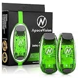 LED Safety Light (2 Pack) - Clip On Strobe/Running Lights for Runners, Dog, Bike, Walking, Boat, Kayak, Stroller and More - High Visibility Accessories for Your Reflective Gear, Bicycle