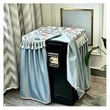 CHZDPP Custom Safe Cover with Tassel, Patterned Safe Dust Cover, Full-Coverage Furniture Dustproof Covers with Reinforced Seams(Blue,80x55x140 cm/31"x22"x55")