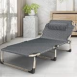 Indoor/Outdoor Recliner-Recliner Chair Folding Outdoor Patio Garden Chair Beach Deck Chair,(B)