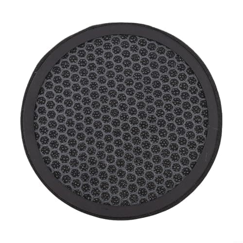 Activated Carbon HEPA Filter for PVC Pipe Air Systems, Round Duct Filter Element Screen, Smoke and Remover for Fresh Air Outlet and Fume Exhaust Filtration, Indoor Air Purifier Insert(240mm)