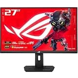 ASUS ROG Strix 27” 1440P USB-C HDR Gaming Monitor (XG27ACMS) – QHD (2560 x 1440), 320Hz, 0.3ms, Fast IPS, Extreme Low Motion Blur Sync, G-SYNC Compatible, DisplayWidget, Tripod Socket, 3 yr Warranty