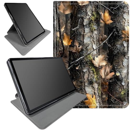 DIGTIALL 360° Rotating Stand Case for Samsung Galaxy Tab S11 2025 11.0" SM-X730/X736 - Smart Protective Cover with Auto Wake/Sleep, Lightweight Full-Body Kickstand Case,Camouflage Tree Branches