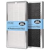 FFAC MA-40 Replacement Filter Compatible with MA-40 Air Purifiers, 3-in-1 High-Efficiency Filtration System for MA40W MA40B, H13 True HEPA with Activated Carbon Pre-Filter