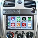 7 Inch Android 13 Car Stereo for Chevy Colorado 2004-2012, Double Din Radio with Wireless CarPlay & Android Auto, 2GB+32GB, GPS Navigation, Bluetooth, WiFi, SWC, Backup Camera