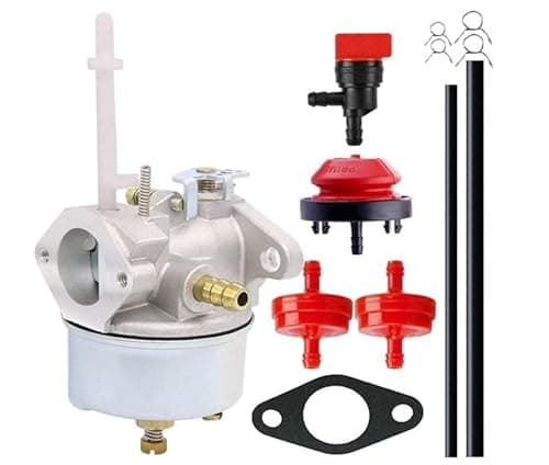 EGNic # 631954 632371 632371A Carburetor Carb Kit For H70 HSK70 7HP Snow Blower Engines Durable Replacement Parts New Compatible with Tecumseh