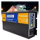 5000W DC 12V/24V/48V/60V/72V Pure Sine Wave Inverter Charger Input AC Output 120V/240V Low Frequency Solar Power Converter