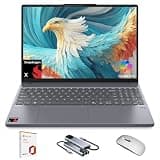 Lenovo Business 15.3’’ WUXGA Laptop, Snapdragon X(Beat Intel Core i5 1335U), 16GB LPDDR5X RAM, 2TB SSD, w/Lifetime MS Office, 45 Tops NPU+Copilot AI, Backlit KB, SD Card Reader with Accessories