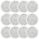 12 Pack Replacement Steam Mop Pads for Shark S8201 S7001 S8001 S7201 S7000AMZ S7000 S7005 S7020 S7001C Steam Mop, Steam & Scrub All-in-One Scrubbing and Sanitizing, Dirt Grip Scrub Washable Pad