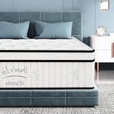 Thctvous King Size Mattress 14 Inch, Firm Memory Foam Mattress with Extra Thick Comfort Layer for Pressure Relief, Individually Pocket Coils Springs | Motion Isolating | Certipur-US Certified