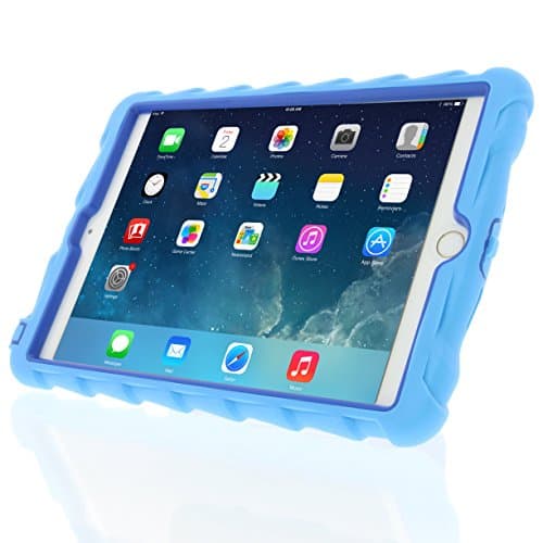 Apple iPad mini iPad mini Retina iPad mini 3 Hideaway with Stand Light Blue Gumdrop Cases Silicone Rugged Shock Absorbing Protective Dual Layer Cover Case