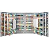 Key Box Key Cabinet with Key Lock - Wall Mount Key Storage Box Organizer for Home Office, Adjustable Racks & Colorful Tags, Secure Lockbox Key Organizer,A-1