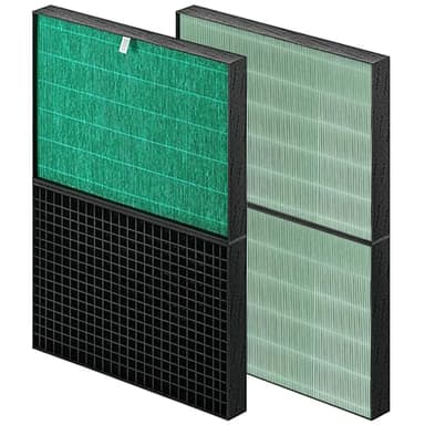 ProX Replacement Filter Compatible with Coway Airmega ProX Air Purifier, Composite Particulate Barrier & Integrated Carbon for Large Spaces, Wildfire Smoke, Pet Dander & Cooking Odors, 2-Pack