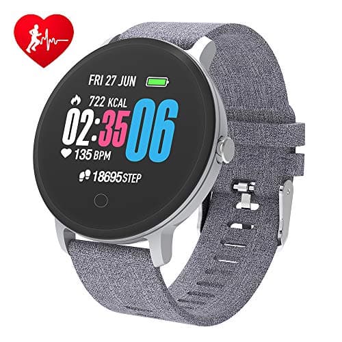 BingoFit Epic Fitness Tracker Smart Watch, Activity Tracker with Heart Rate Monitor, Waterproof Pedometer Watch with Sleep Monitor, Step Counter for Men Women Kids