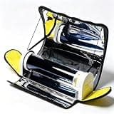 Solar Stove Portable, Stove Solar Oven With Outdoor Bbq Function, Solar Cooker For Outdoor Cooking With 4.5l/1.2gal Large Capacity & Thermometer For 4–5 People For Camping, Travel, Beach
